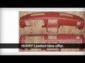 1977-1980 GMC Caballero RED Dash Pad Cap Overlay Restores the original factory
