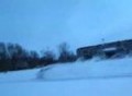 1989 Toyota Camry All-trac in the snow DONUTS!