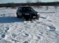 2003 Land Rover Freelander in the snow.