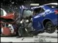 2009 Toyota Yaris vs Toyota Camry - Offset Frontal Crash Test