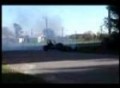 350 go-Kart doing a burnout