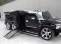 6 wheels H-2 Hummer