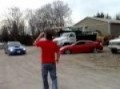 AWD burn out gravel