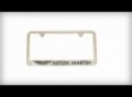 Aston Martin Chrome License Plate Frame