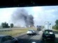 BIG truck on fire