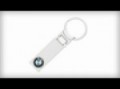 BMW Genuine Silver Chrome Logo Key Chain Ring