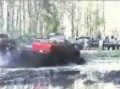 Big Red Dodge In The Mud