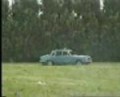 Blowing up a car with dynamite