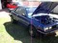 Blue Subaru Leone Coupe WRX STI