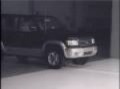 Crash Test Isuzu Trooper 5 M P H Front into Flat Barrier IIHS (Impolite)
