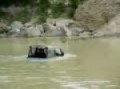 Deep water - Suzuki Jeep is diving