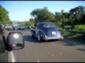 Desfile de autos clasicos, carretera Santiago - Santo Domingo