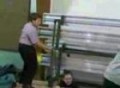 Doyle gets pelted by dodgeballs again