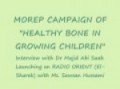 Dr Majid Abi Saab launching MOREP Campain on Healthy Bone Part 3