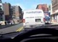 Driving a Saab in Manhattan