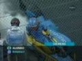 Fernando Alonso Crashes Brazil 2003