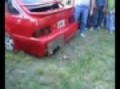 Ford Sierra Prendiendo fuego el piso 2