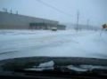 GMC pick up playing in snow