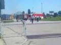 Gori auto!Car burning!