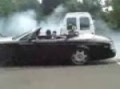 Guy drifting new Rolls Royce