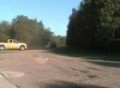 Jeep laying alittle rubber