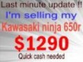 Kawasaki ninja 650r race