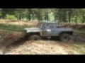 Land Rover Defender 4.6 V8 in bomb hole