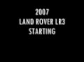 Land Rover LR3 Starting