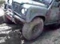 Landrover in axel