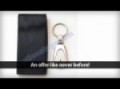Lincoln Chrome Teardrop Keychain Tear Drop Key Fob Ring