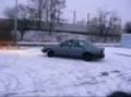 Mercedes 190 2.0D + Ford Sierra 2.0DOHC - zimn� sklouznut�
