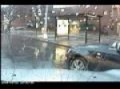Mini Cooper Dashcam Near-Miss with an Audi
