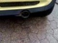 Mini cooper with playmini exhaust