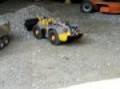 My RC wheel loader and modified Tamiya Scania tipper
