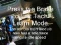 RES Tach Idle Speed Programming