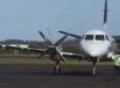 Regional Express Saab 340 arrive and depart