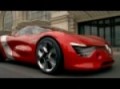 Renault DeZir Concept Car Driving