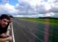 SAAB 900 CLASSIC T16S OVERTAKE ON CROFT CIRCUIT 300BHP