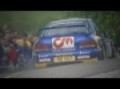 Subaru Impreza WRC99 in action on tarmac - with pure engine sounds