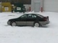 Subaru outback in snow