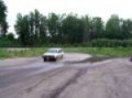 Subarus Playing in Puddle - 1