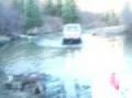 Suzuki carry mattracks going thru creek