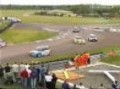 Three Mini Coopers collide at Thruxton 2005
