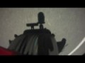 Triumph Rocket 3 witha car tyre