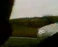 crashed peugeot 206, northern ireland on roof