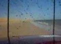driving at the seaside in Mauretania