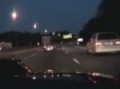 dude smokes Porsche carrera GT2 on highway, illegal street racing