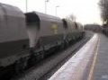 freightliner 66 speeds though Tamworth-12th Feb