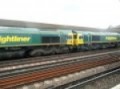 freightliner double header 66955 & 66538
