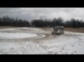 isuzu trooper having fun on snow LIOR STERN (first time)